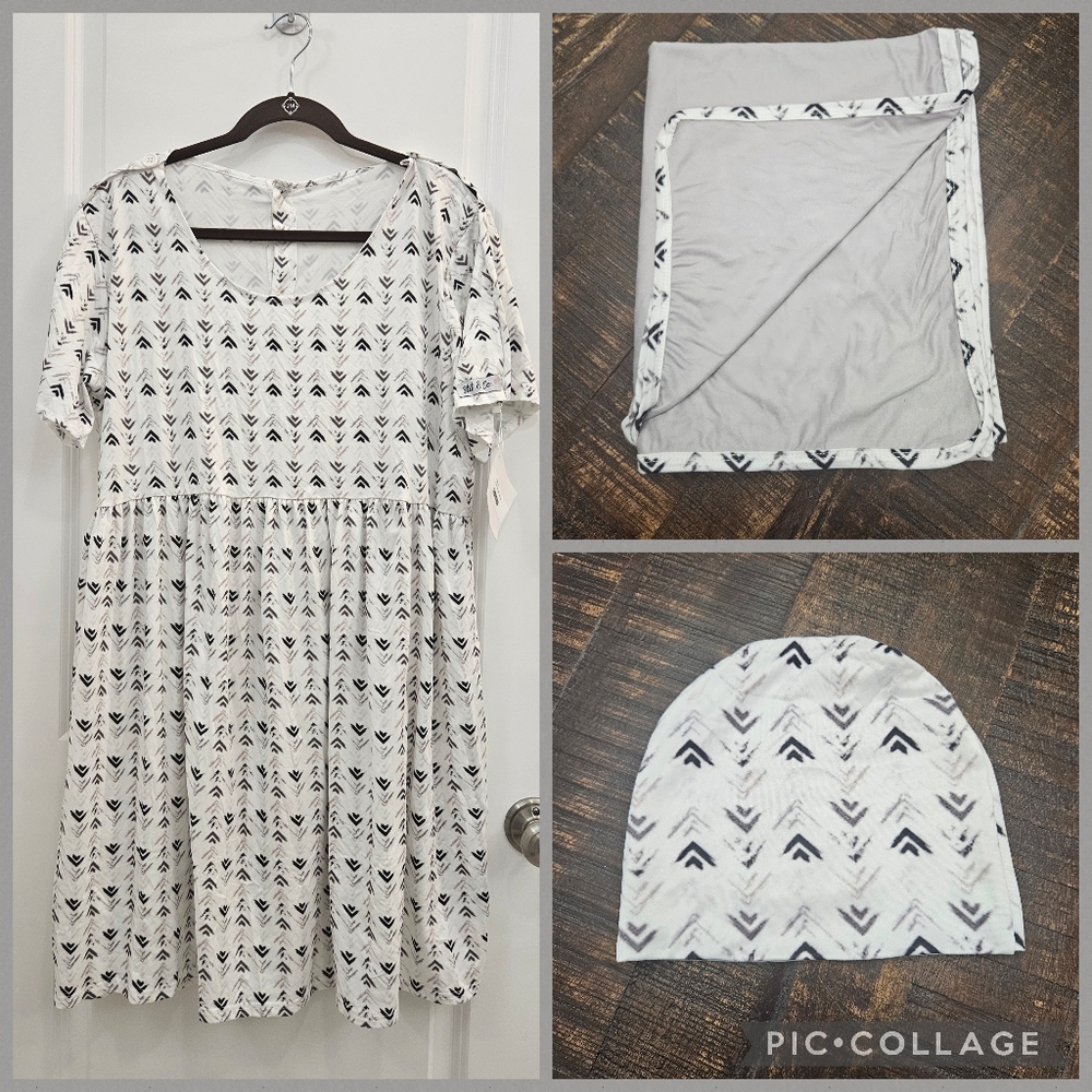 Nursing Gown Set